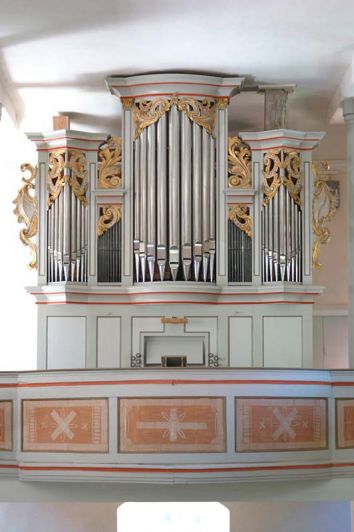 Orgeldetailfoto J.-E.-Gerhard-Orgel Schlöben