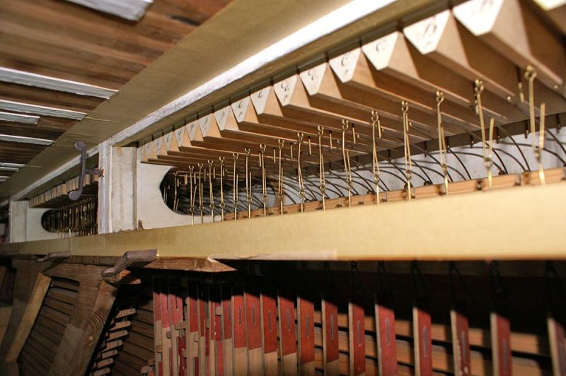 Orgeldetailfoto Gotthilf-Bärmig-Orgel Gottesgrün