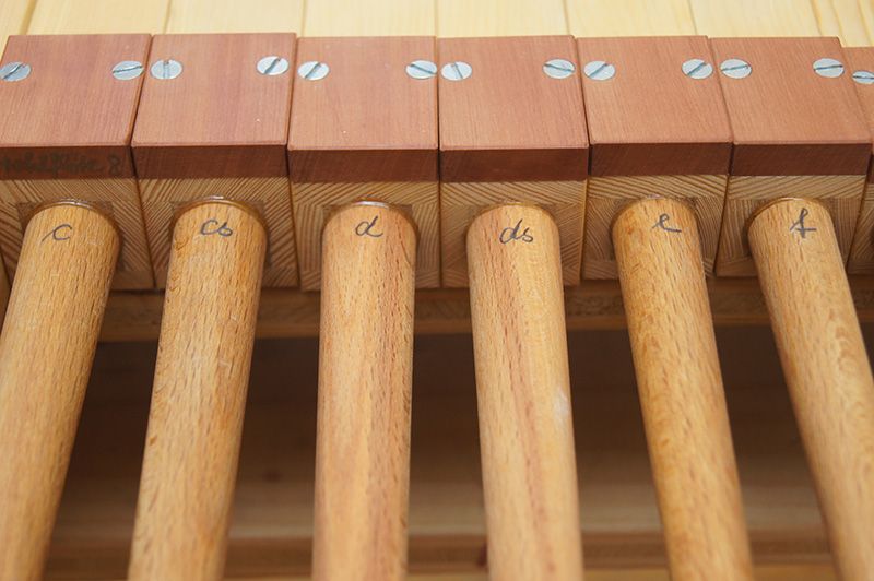 Orgeldetailfoto Ernst-Röver-Orgel Neinstedt