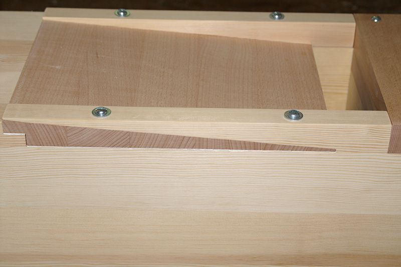 Orgeldetailfoto Holzpfeifenregister 32 Fuß