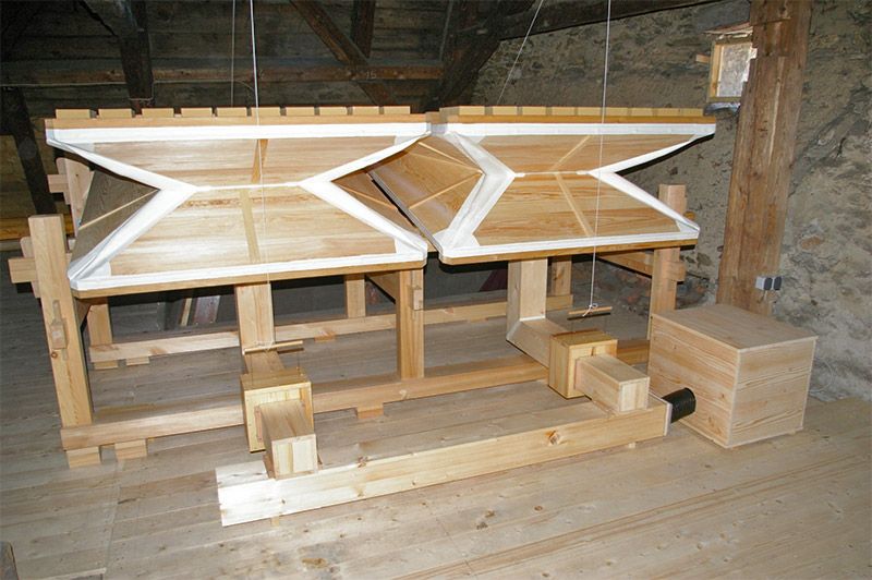 Orgeldetailfoto Johannes-Jacobus-Donati-Orgel Beierfeld