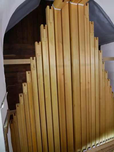 Orgeldetailfoto Ernst-Röver-Orgel Neinstedt