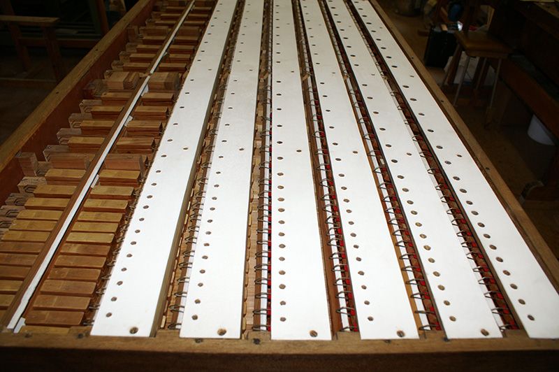 Orgeldetailfoto Ernst-Röver-Orgel Neinstedt