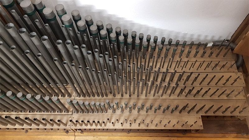 Orgeldetailfoto Jehmlich-Orgel Aue-Zelle