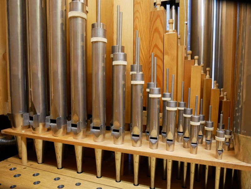 Orgeldetailfoto Schuster-Orgel Magdeburg, St. Sebastian