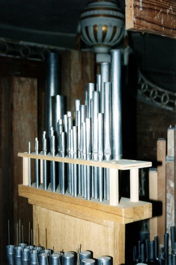 Orgeldetailfoto Christian-Friedrich-Poppe-Orgel Großenstein