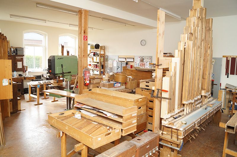 Vogtländischer Orgelbau Wolf – Holzwerkstatt