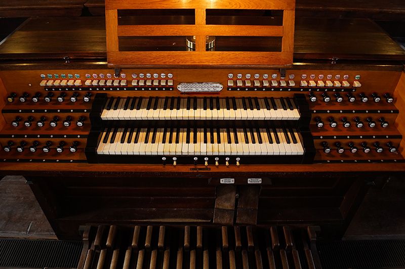 Orgeldetailfoto Schmeisser-Orgel Niederwürschnitz