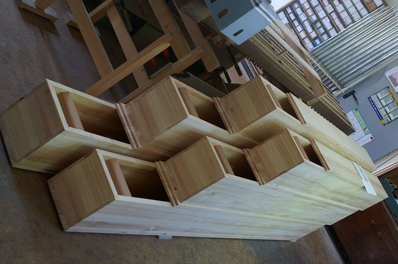 Orgeldetailfoto Holzpfeifenregister 32 Fuß