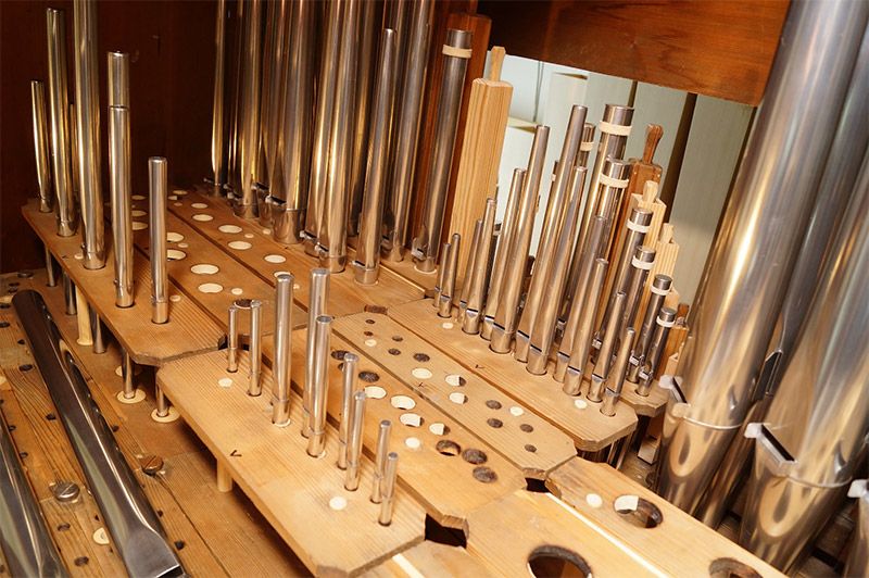 Orgeldetailfoto Johannes-Jacobus-Donati-Orgel Beierfeld