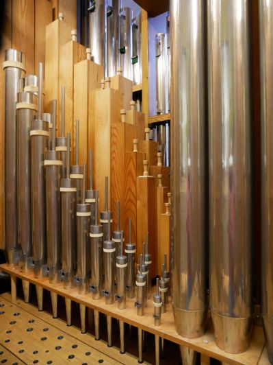 Orgeldetailfoto Schuster-Orgel Magdeburg, St. Sebastian