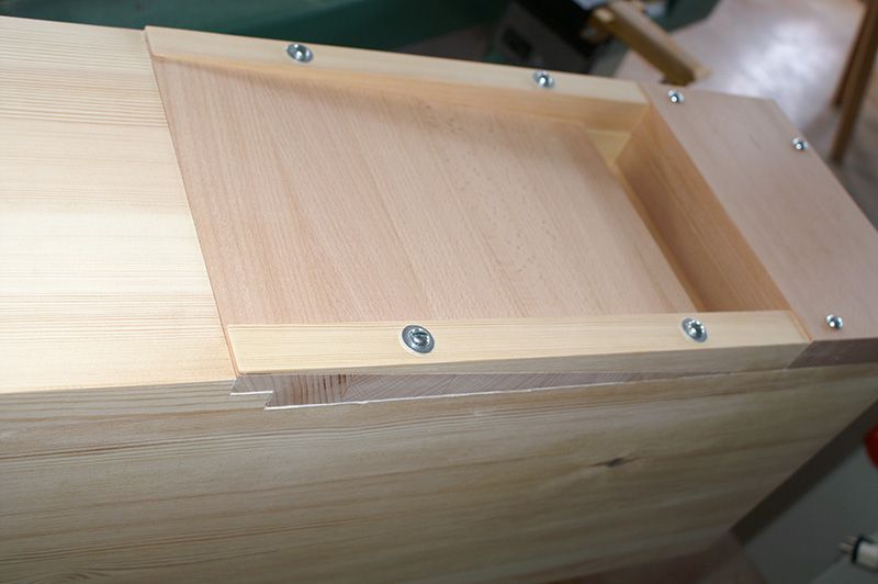 Orgeldetailfoto Holzpfeifenregister 32 Fuß