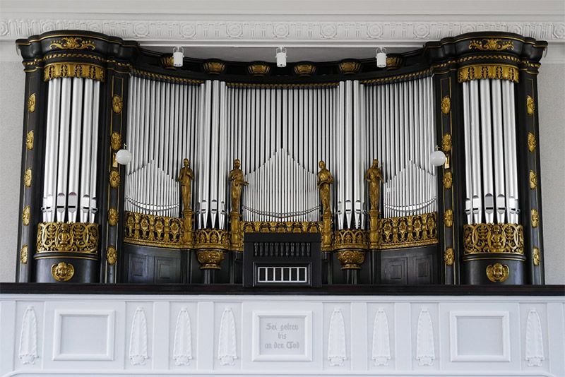 Orgeldetailfoto Jehmlich-Orgel Aue-Zelle