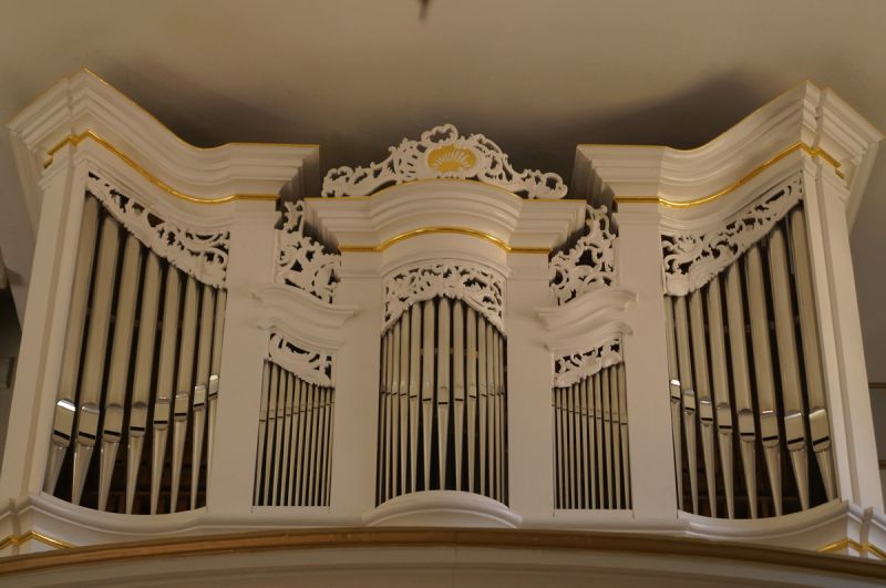 Orgeldetailfoto Schütz-Orgel Leitlitz