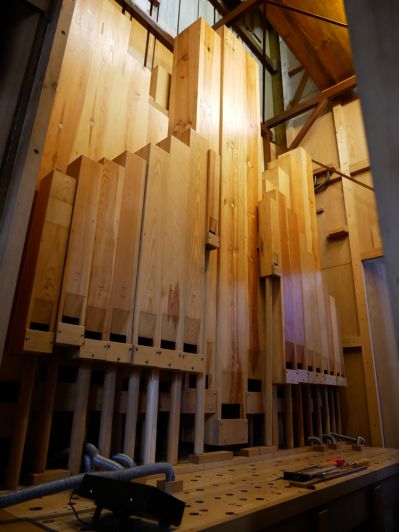 Orgeldetailfoto Schuster-Orgel Magdeburg, St. Sebastian