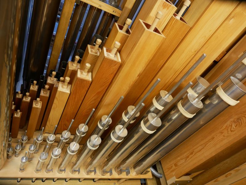 Orgeldetailfoto Schuster-Orgel Magdeburg, St. Sebastian