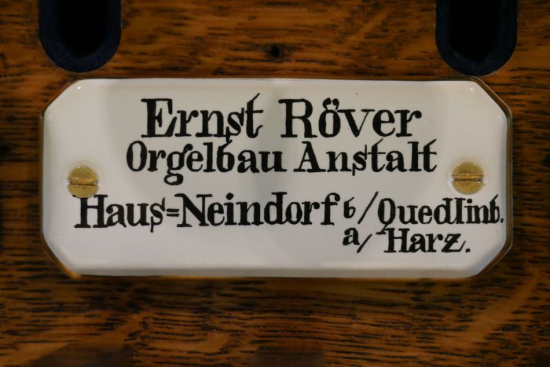 Orgeldetailfoto Ernst-Röver-Orgel Neinstedt