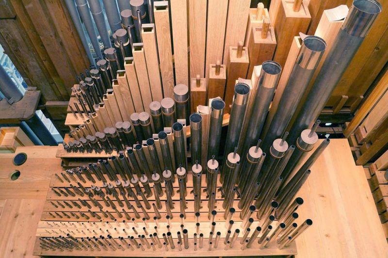 Orgeldetailfoto Gotthilf-Bärmig-Orgel Schöneck
