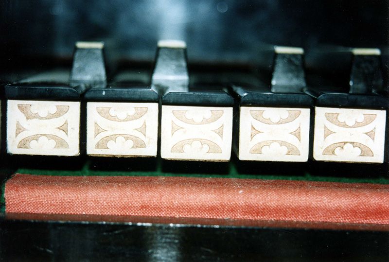 Orgeldetailfoto Christian-Friedrich-Poppe-Orgel Großenstein