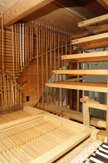 Orgeldetailfoto Schütz-Orgel Leitlitz