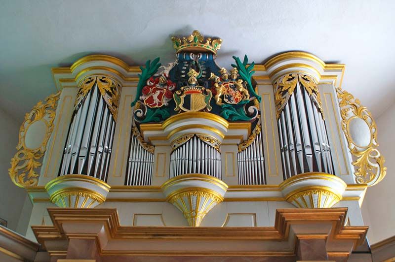 Orgeldetailfoto Christoph-Gottlob-Donati-Orgel Lichtenwalde