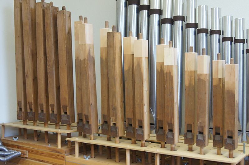 Orgeldetailfoto Ernst-Röver-Orgel Neinstedt