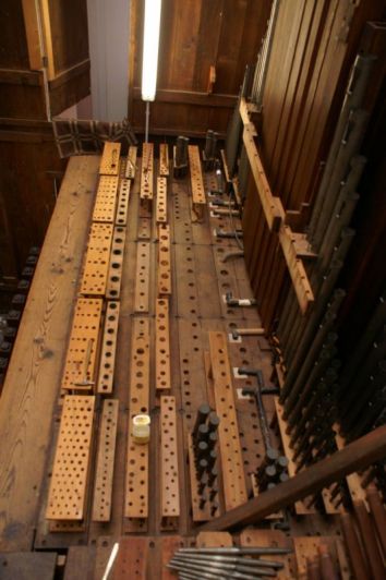 Orgeldetailfoto Wilhelm-Rühlmann-Orgel Magdeburg-Buckau