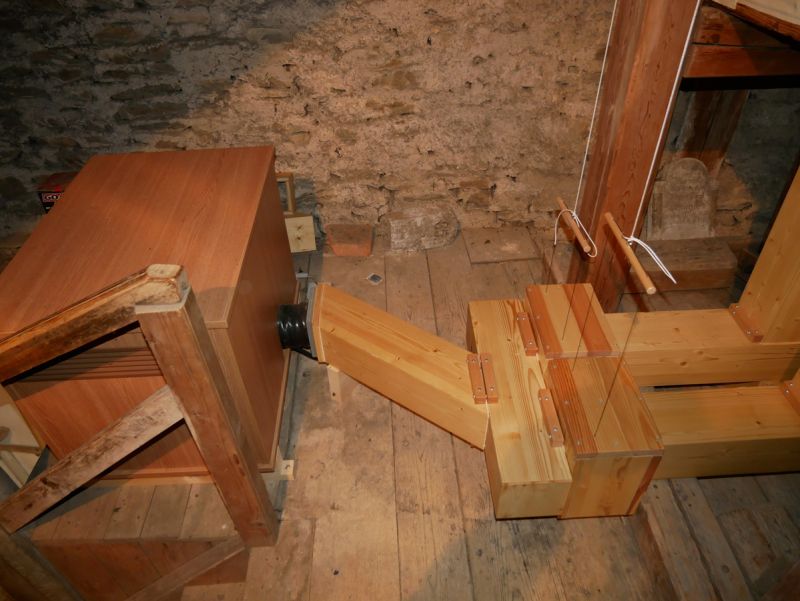 Orgeldetailfoto Schütz-Orgel Leitlitz