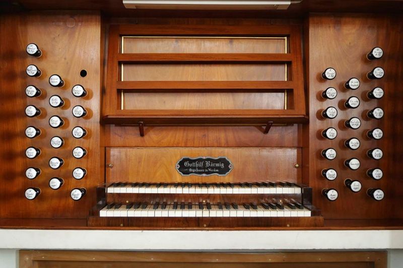 Orgeldetailfoto Gotthilf-Bärmig-Orgel Schöneck