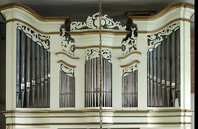 Orgeldetailfoto Schütz-Orgel Leitlitz