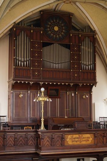 Orgeldetailfoto Schmeisser-Orgel Niederwürschnitz
