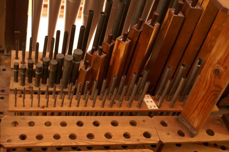 Orgeldetailfoto Wilhelm-Rühlmann-Orgel Magdeburg-Buckau