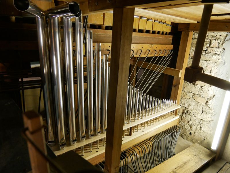 Orgeldetailfoto Ernst-Röver-Orgel Neinstedt