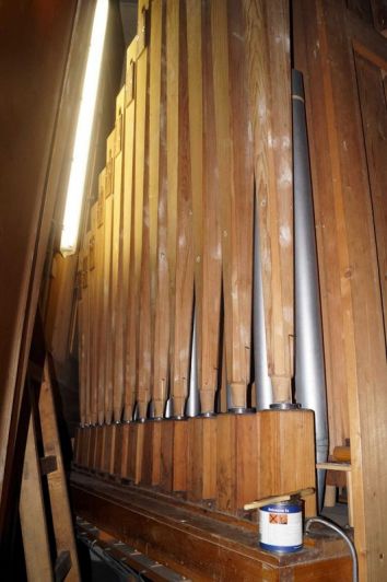 Orgeldetailfoto Gebr.-Jehmlich-Orgel Bärenstein