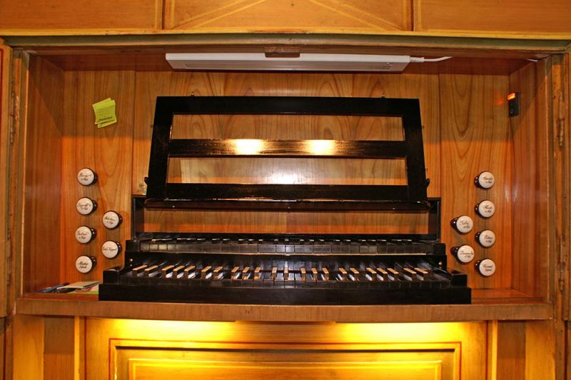 Orgeldetailfoto Gotthilf-Bärmig-Orgel Gottesgrün
