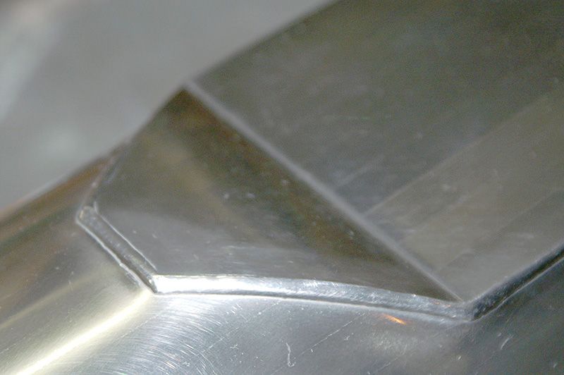 Orgeldetailfoto Metallpfeifenwerk