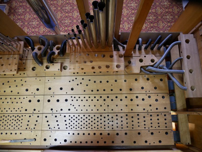 Orgeldetailfoto Schuster-Orgel Magdeburg, St. Sebastian
