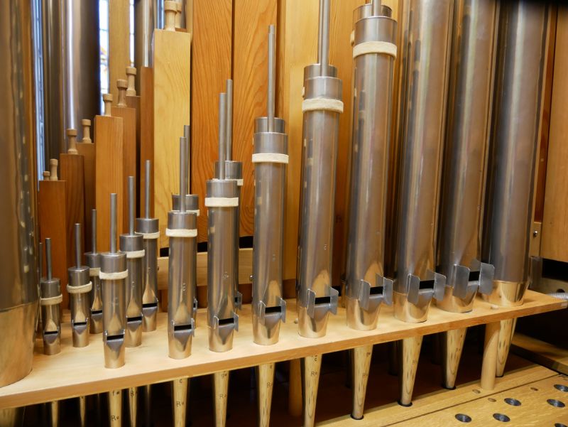 Orgeldetailfoto Schuster-Orgel Magdeburg, St. Sebastian