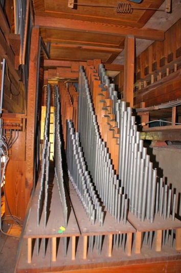 Orgeldetailfoto Ernst-Röver-Orgel Altenbeichlingen