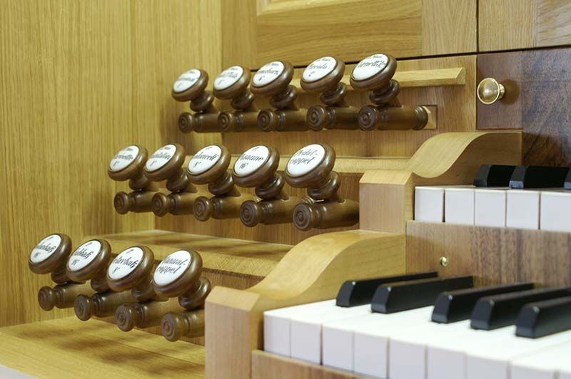 Orgeldetailfoto Hermann-Eule-Orgel Treuen