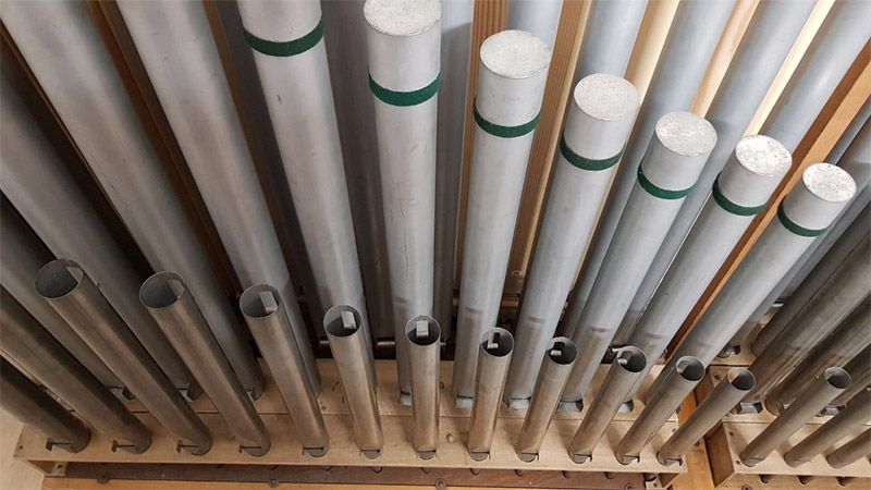 Orgeldetailfoto Jehmlich-Orgel Aue-Zelle