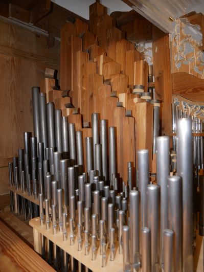 Orgeldetailfoto Schütz-Orgel Leitlitz