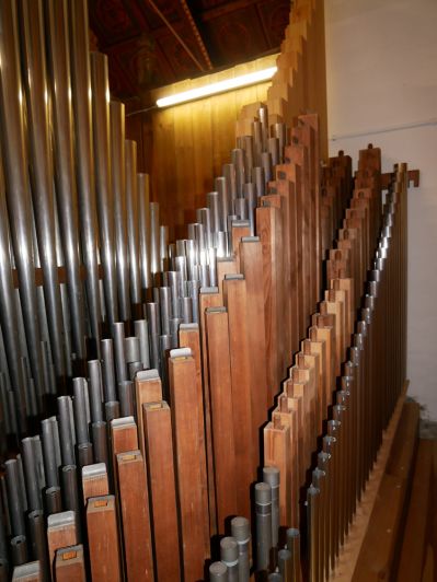 Orgeldetailfoto Ernst-Röver-Orgel Neinstedt