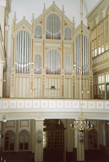 Orgeldetailfoto Carl-Gottlieb-Jehmlich-Orgel Elsterberg