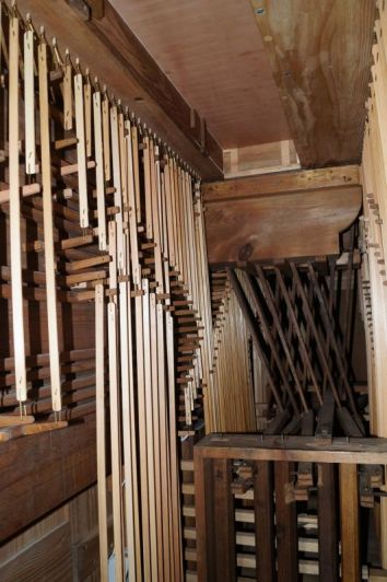 Orgeldetailfoto Christoph-Gottlob-Donati-Orgel Lichtenwalde