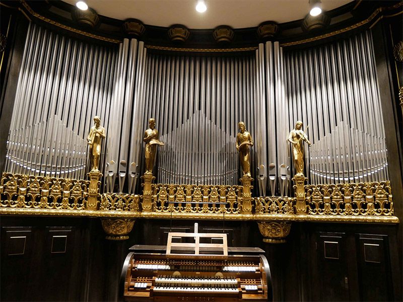Orgeldetailfoto Jehmlich-Orgel Aue-Zelle