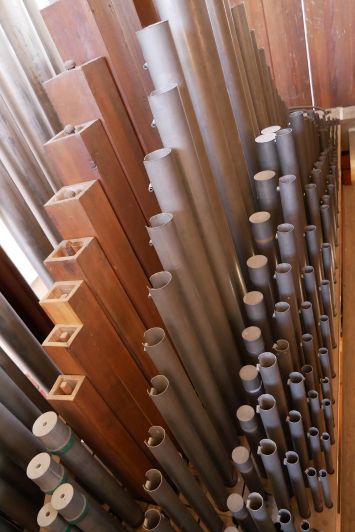 Orgeldetailfoto Eggert/Schuster – Orgel St. Kirche Maria Hilf Ottersleben