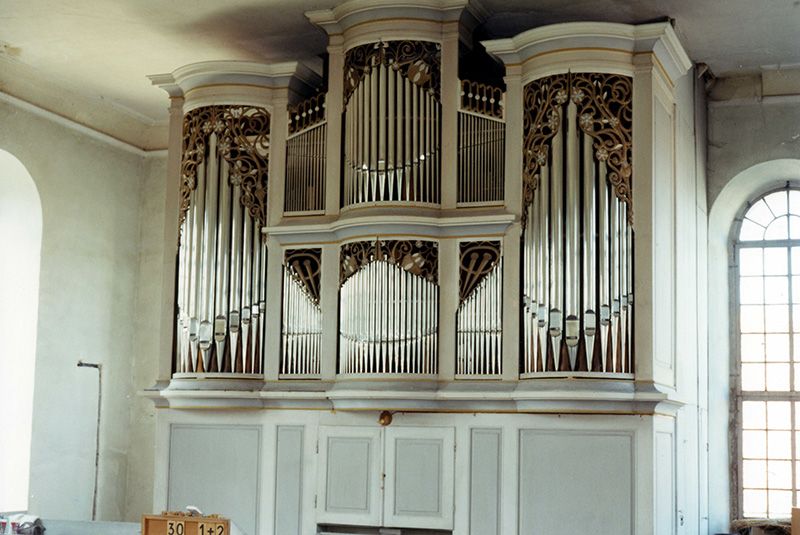 Orgeldetailfoto Adolph-Poppe-Orgel Kleineutersdorf