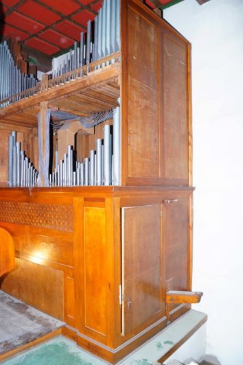 Orgeldetailfoto Sauer-Orgel Kahla