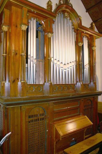 Orgeldetailfoto Ernst-Röver-Orgel Neinstedt